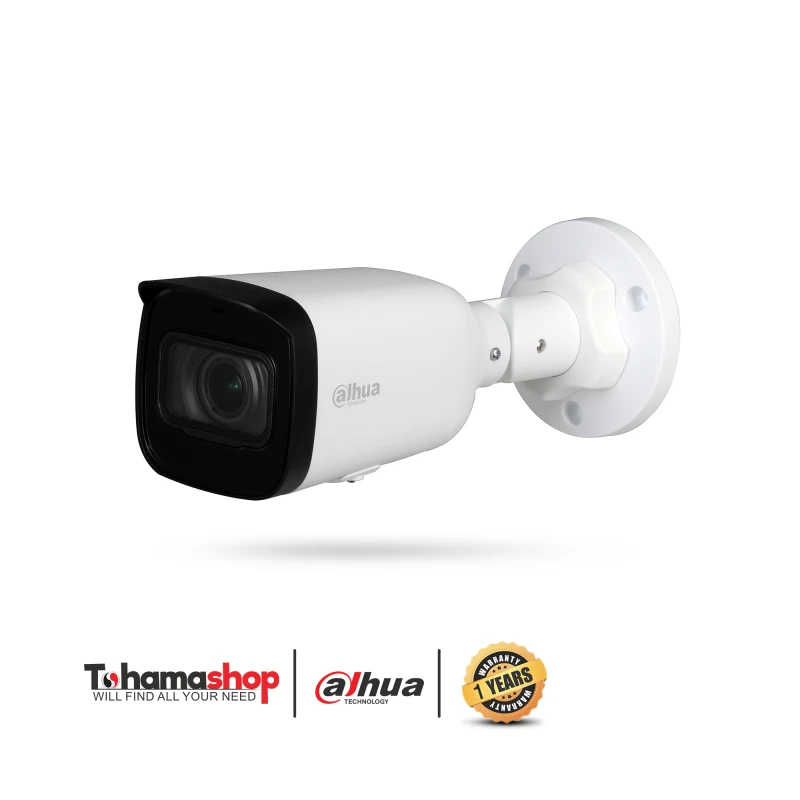 كاميرا داهوا داخلية دقة 2 ميجا بكسل بعدسة متغيرة بصوت رؤية ليلية بالأشعة تحت الحمراء حتى 60 متر