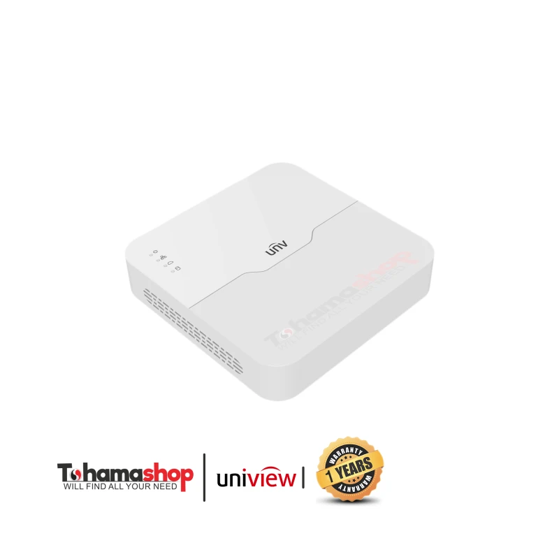 جهاز عرض و تسجيل شبكي يونيفيو 4 قناة بدقة 5 ميجا بكسل ب4poe