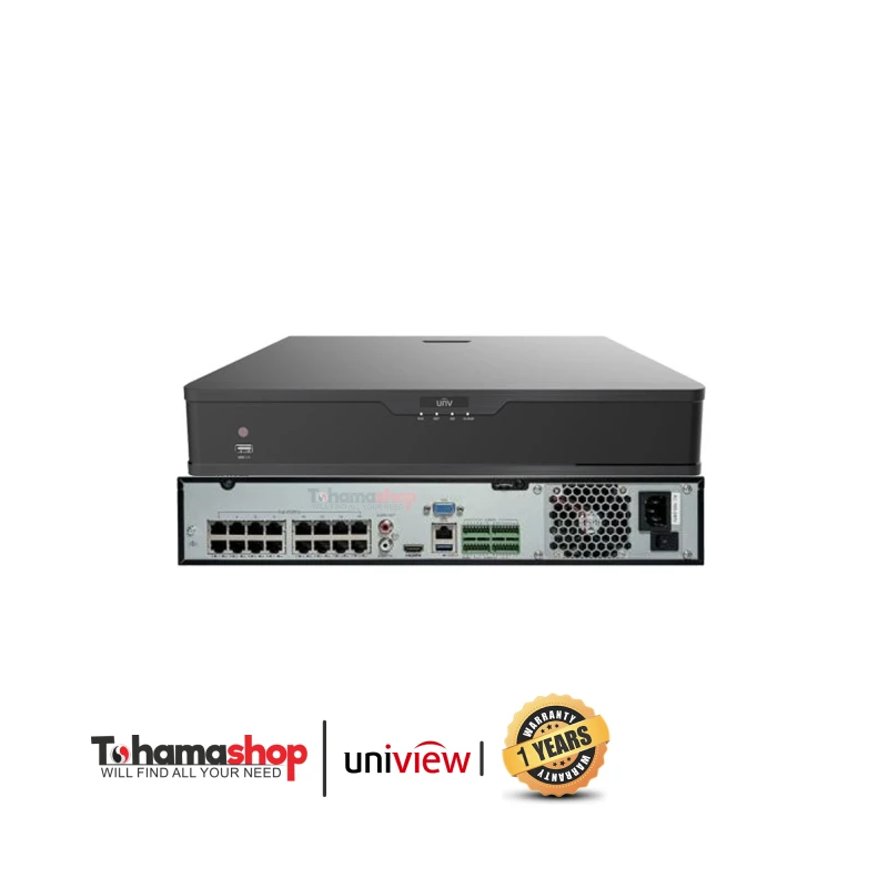 جهاز عرض و تسجيل شبكي يونيفيو 32 قناة بدقة 8 ميجا بكسل يدعم 4 هارد