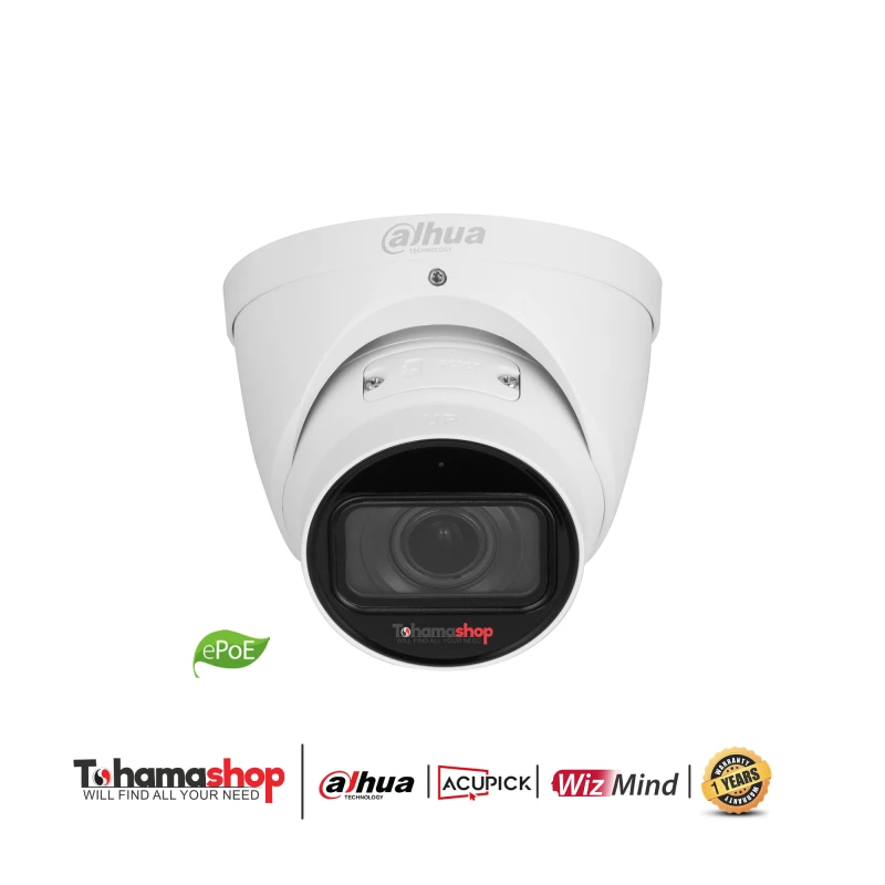 كاميرا شبكية داهوا داخلية دقة 4 ميجا بكسل بعدسة متغيرة تدعم كارت ميموري WDR